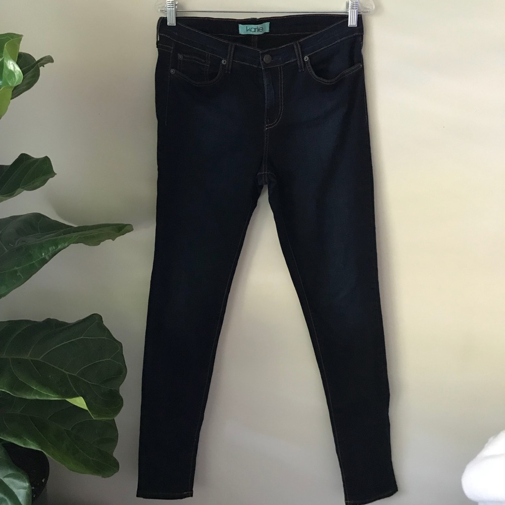 Karlie Darkwash Stretch Denim